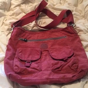 Kipling Rust Canvas Adjustable Bag